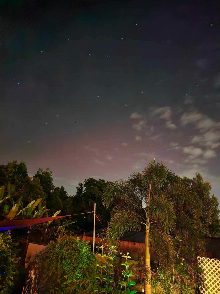 Se registran Auroras Boreales en Puerto Rico anoche