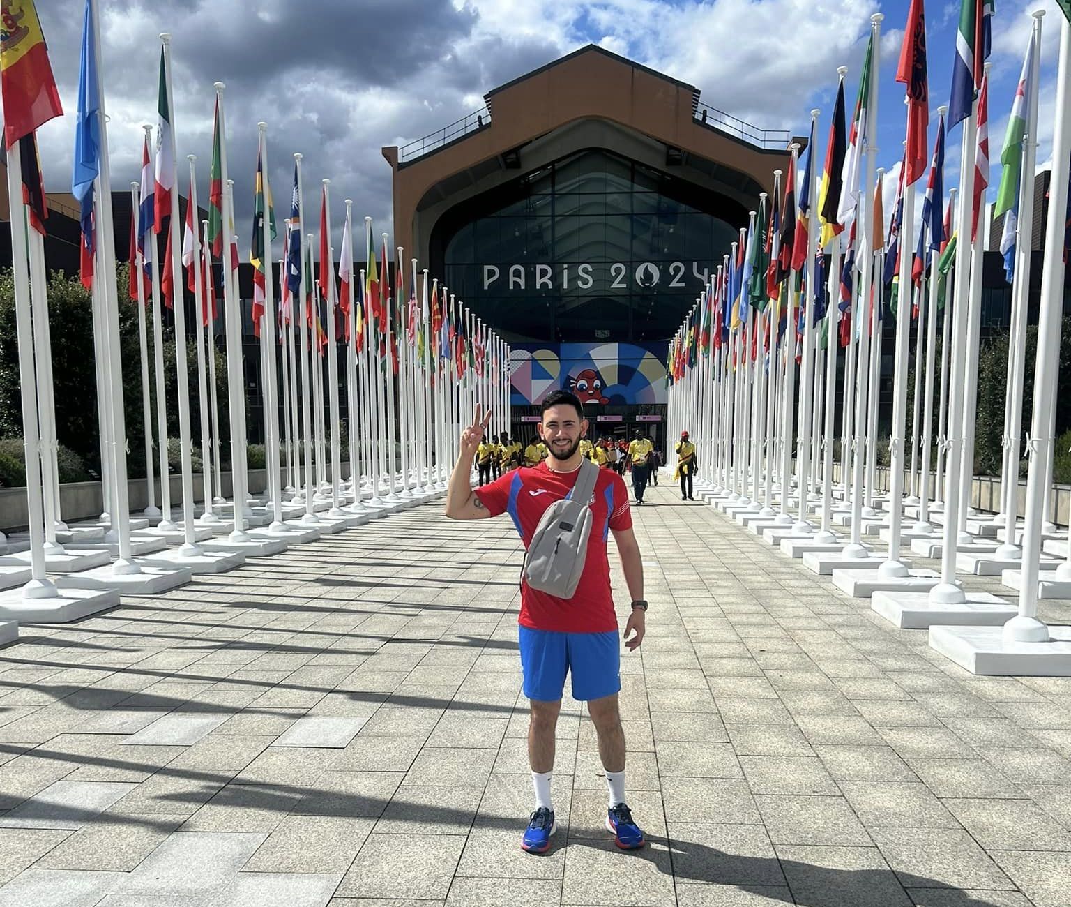 El Tenimesista utuadeño Brian Afanador. Foto publicada en la página oficial del atleta en Facebook.