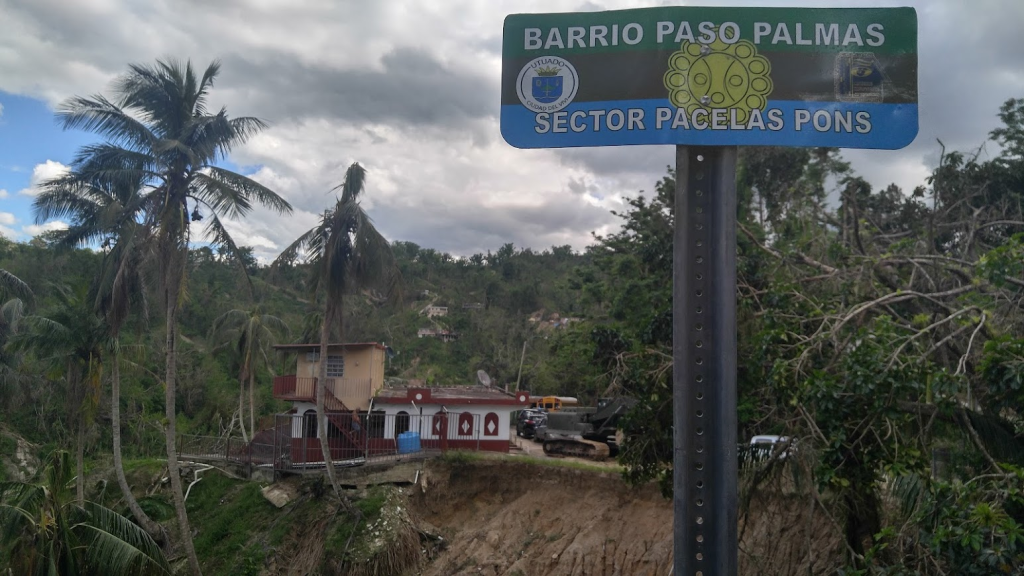 Barrio Paso Palma con altos niveles de lluvias y crecida del Río Caonillas