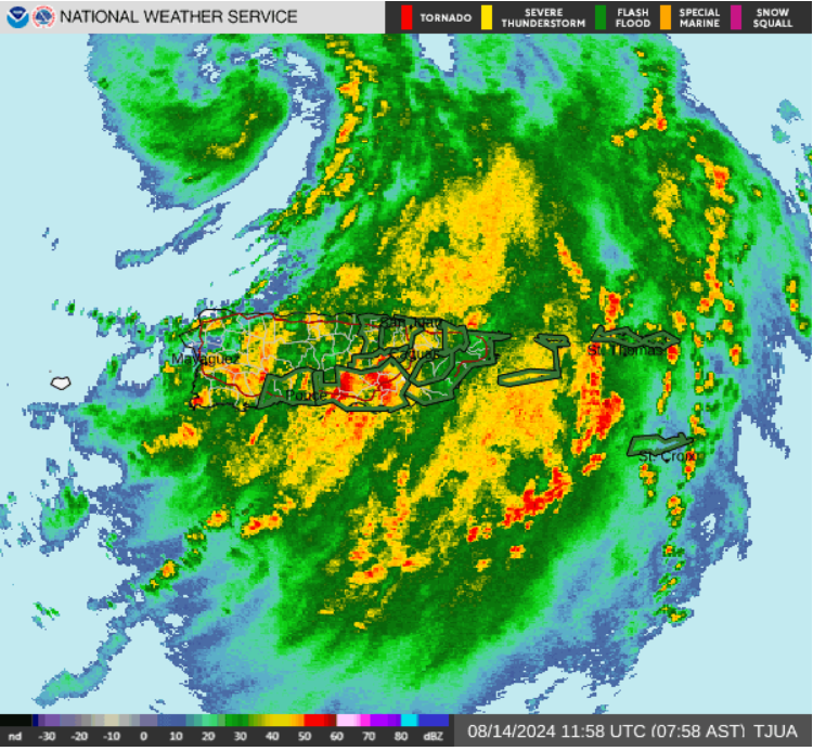 Efectos de la Tormenta Tropical Ernesto en Utuado
