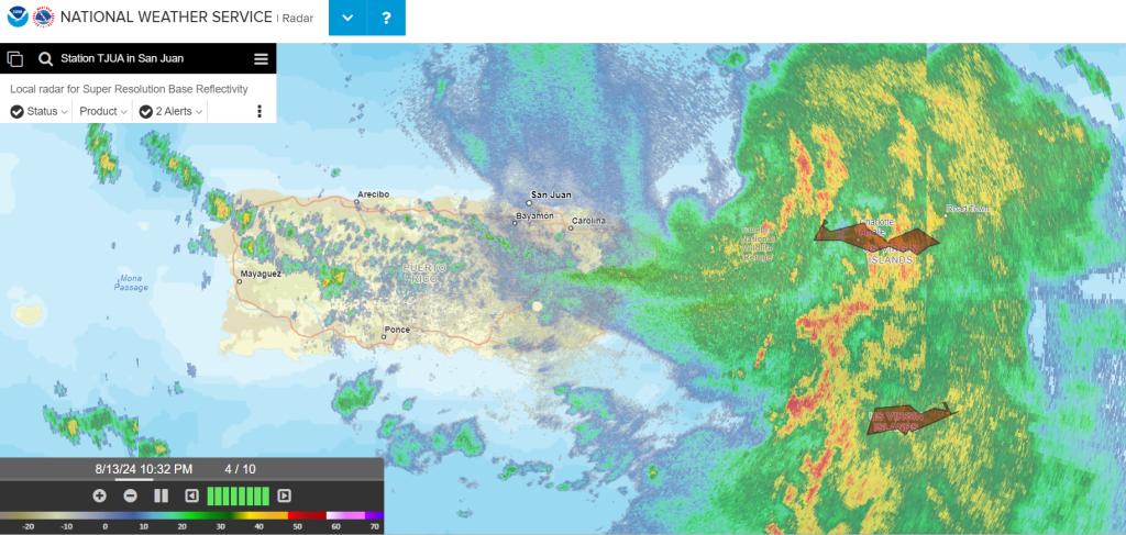 Tormenta Tropical Ernesto: Impacto en Puerto Rico y las Islas Vírgenes