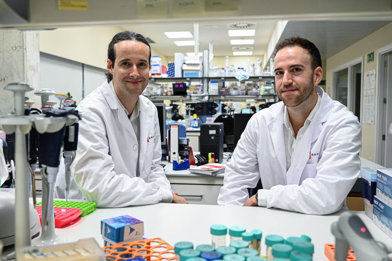 Los investigadores Iñaki Martín-Subero y Martí Duran Ferrer. / IDIBAPS